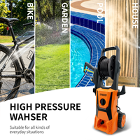 Nettoyeur haute pression sans fil 1200W, machine à laver les voitures portable, pistolet à mousse, batterie 18V rechargeable, OEM pour l'Amérique du Sud