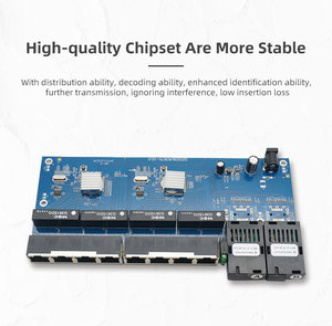 Carte de commutation optique Gigabit à 2 ports fibre optique et 8 ports <span class=keywords><strong>RJ45</strong></span>, connecteur SC, monomode simplex, Ethernet 10/100/1000M - Product Image 6