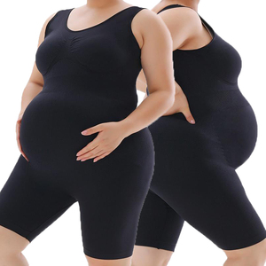 Conjunto de Yoga de Maternidad de Cintura Alta para Embarazadas, Tallas Grandes, de Secado Rápido, con Sujetador Deportivo y Pantalones, Ropa Deportiva para Mujer - Product Image 1