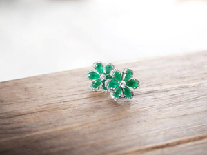 Pendientes de Plata de Ley con Forma de Pera y Diamantes en el Centro, Joyería de Lujo para Mujer, Pendientes de Diamantes para Uso Diario - Product Image 2