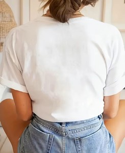 Girls Butterfly Print Short Sleeve Crew Neck T-Shirt Casual Summer Wear - Product Image 2