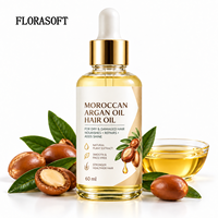 Minyak Rambut Argan Maroko Organik Cold Pressed Menutrisi Kulit Kepala Memperbaiki Rambut Kering Rusak Menghasilkan Rambut Halus Berkilau Private Label OEM