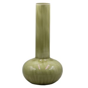 Premium Olive Green Decorative Flower Vase Modern Nordic Home Decor Accent Vase for Living Room Dining <b>Table</b> Office Hotel Vase - Product Image 2