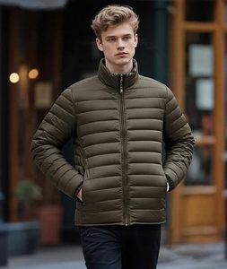 Men's <b>Packable</b> Puffer <b>Jacket</b> Lightweight Warm Winter Puffy Coats Windproof Insulated <b>Jacket</b> for Casual Hiking Travel - Product Image 1