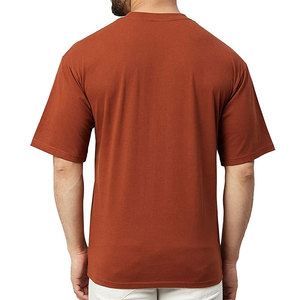 T-shirts pour hommes de style streetwear, taille adulte, col rond, coupe régulière, respirants, couleurs personnalisées, t-shirt col rond surdimensionné pour hommes - Product Image 2