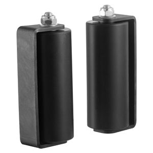 Kit de quincaillerie robuste pour portes coulissantes, 6 pièces, avec support de type C, pour la connexion des rails aux cadres de portes et fenêtres, et pour les roulettes de portes et fenêtres - Product Image 1