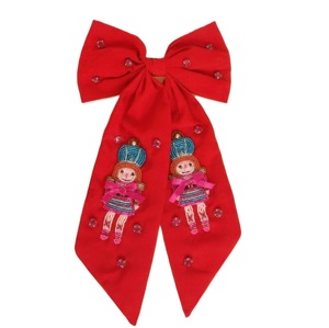 Moño para el pelo moderno con cuentas de semillas, diseño de bordado de tendencia, moño colorido con cuentas, estilo fiesta - Product Image 3