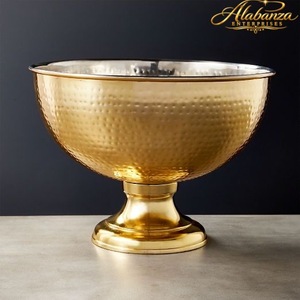 Luxury Stainless Steel Cooler Ice Bucket Modern Design 3L Capacity Durable Waterproof <b>Portable</b> Sustainable <b>Bar</b> Restaurant - Product Image 2