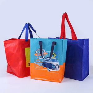Geometric Pattern Christmas <b>Gift</b> <b>Bags</b> Rope Handles Multifunctional Non-Woven Wrapping Shopping OEM/ODM in Vietnam - Product Image 1