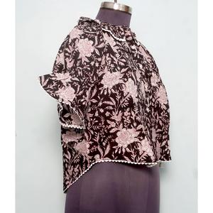 Hermosas Blusas Florales Vintage 100% Algodón para Damas, Blusas Casuales Transpirables de Verano, Hechas de Algodón Suave - Product Image 4