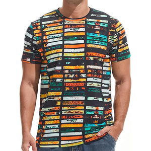Breathable Quick Dry Plain T <b>Shirt</b> Men 180GSM Summer Athletic Fit Blank Tee Wholesale - Product Image 5