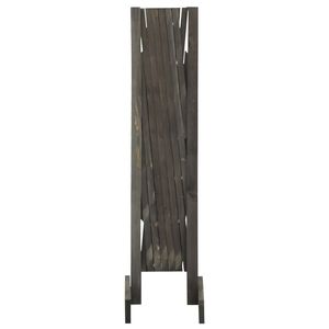 Clôture de jardin en bois de sapin massif 47,2''x35,4'' Gris Catégorie de produit Clôtures, treillis et portails - Product Image 3
