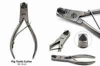 Coupe-dents vétérinaire pour porcs 14 cm en acier inoxydable, pince coupante dentaire pour porcelets, instrument vétérinaire pour bétail