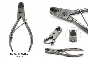Cortador de Dientes Veterinario para Cerdos, 14 cm, Acero Inoxidable, Pinza para Cortar Dientes de Lechones, Alicates Dentales, Instrumento Veterinario para Ganado - Product Image 4