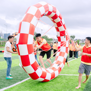<b>Inflatable</b> Water Obstacle Ring PVC Floating Loop Beach Water <b>Game</b> for Team Activities - Product Image 4