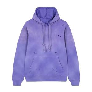 Sweats à capuche délavés à l'acide pour hommes, faible MOQ, en matière de qualité supérieure, service OEM ODM, sweats à capuche personnalisés délavés à l'acide - Product Image 3