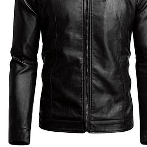 Veste d'hiver en cuir véritable pour homme, coupe-vent, chaudes, vêtements et accessoires pour homme, vêtements pour homme, vestes tendance pour homme, vente chaude - Product Image 6