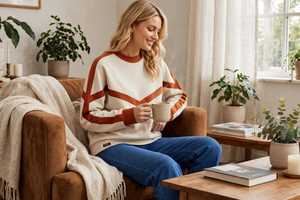 Oneten <b>Womens</b> Color Block Crewneck Sweatshirt Long Sleeve Pullover - Product Image 5
