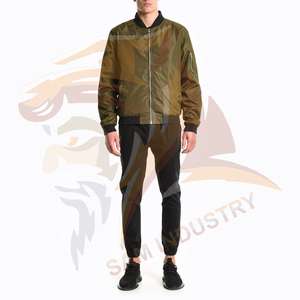 Veste bomber d'hiver légère sur mesure de haute qualité, grande taille, avec fermeture éclair, fabricant OEM, veste d'hiver pour homme de haute qualité - Product Image 6