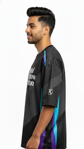 T-shirt de mode streetwear surdimensionné à sublimation pour homme, coupe décontractée - Product Image 3