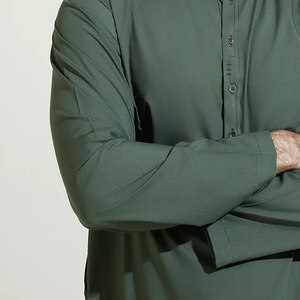 Shalwar Kameez uni pour homme, tissu de qualité supérieure, confortable, vêtement traditionnel pour la vie quotidienne et la prière. - Product Image 6