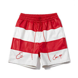 Ensemble short et chemise décontractée pour homme à manches courtes, col rond, en polaire respirante, motif uni, brodé, idéal pour l'été - Product Image 6