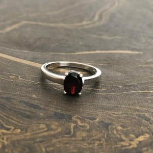 Designer <b>Garnet</b> Fine <b>Ring</b> 2.6 Grams - Product Image 1