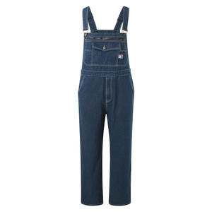 Salopette vintage personnalisée pour homme en denim de coton délavé, écologique, imperméable, ignifuge et respirant, vêtements de travail OEM ODM - Product Image 2