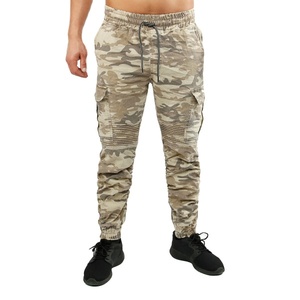 Pantalon cargo à coupe décontractée, en coton mélangé doux et confortable, parfait pour les voyages et les activités de plein air - Product Image 1