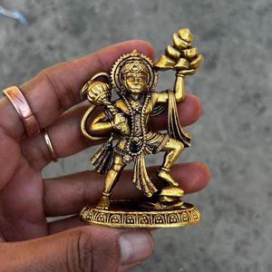 Large Brass Lord Statue | Handmade Metal Handicraft Modern Pop Art Eco-Friendly Durable Hindu God <b>Tabletop</b> Birthday Home Temple - Product Image 1