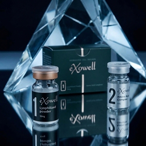 [EXOWELL] Ampoule cosmétique coréenne avancée à base de plantes Centella pour le visage – Soin hydratant intensif pour une peau éclatante et le confort cutané - Product Image 1