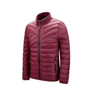 Latest Style Lightweight Windproof Custom Made With Logo Canvas Fabric Winter New Arrival Puffer <b>Jacket</b> For Men - Product Image 2