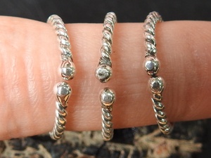 Bague en opale australienne réglable - Argent sterling 925 - Pierre de naissance d'octobre - Opales doubles - Bijoux faits à la main - Cadeau pour elle - Product Image 4