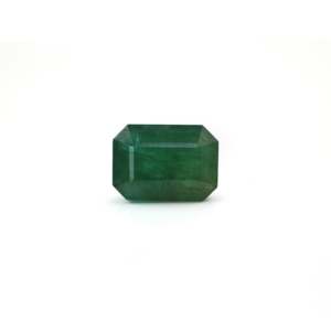 Handcrafted 10.4 Carat Natural Zambian Emerald Cut Loose Gemstone for Fine Jewelry - Product Image 1