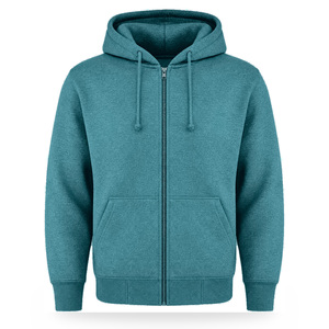 <b>Men's</b> <b>Navy</b> Blue Oversized Hooded Sweatshirt Solid Color <b>Fleece</b> Knitted Casual Pocket Design Autumn Eco-friendly 3D Pattern 100% - Product Image 4
