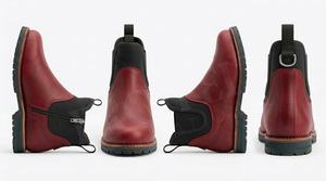 Botas de Motocicleta Ajustables de Cuero Reforzado, Antideslizantes, Duraderas, con Suela Antideslizante, para Trabajo, Casuales, para Exteriores - Product Image 5