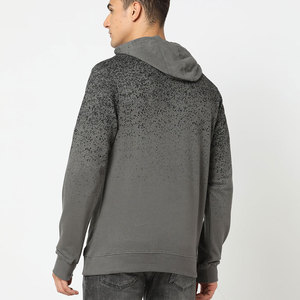 Sudadera con capucha de forro polar para hombre, personalizada, con lavado vintage, gráfico, tipo jersey, de peso pesado, oversize, estilo streetwear, con efecto tie-dye y degradado moteado - Product Image 2