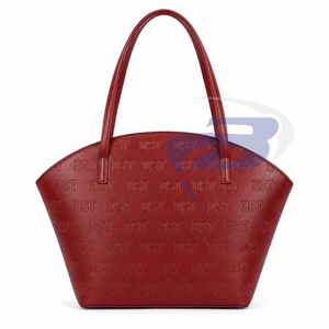 Delta |   Sigma |   Bolso Tote Theta DST de Cuero Patentado Brillante con Relieve, Ligero, Duradero, de 10 Pulgadas, para Uso Diario - Product Image 1