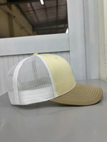 Gorra Trucker Personalizada de 5 Paneles, Gorra de Pesca con Logotipo Bordado en 3D, Gorra de Béisbol Ajustable con Malla y Cierre a Presión, Parte Delantera de Algodón, Poliéster, OEM
