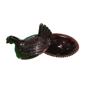 Recipiente Decorativo de Vidrio Premium con Plato, Hecho a Mano, para Almacenamiento en la Cocina - Product Image 1