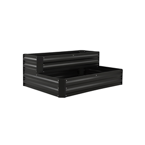 OEM ODM Bac de Jardin Surélevé à Niveaux Personnalisé, Jardinière Métallique Extérieure Résistante aux Intempéries pour Légumes, Bac de Jardin GB012 - Product Image 1