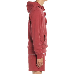Sudadera con Capucha Roja para Hombre, Corte Regular, Algodón French Terry, Informal, con Bolsillo Delantero, Personalizable, para Uso en Exteriores - Product Image 2
