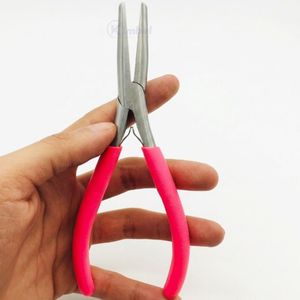 <b>Long</b> <b>Nose</b> Hair Extension Pliers Stainless Steel Precision Installation Tool for Professional Hair Extension Applications - Product Image 4
