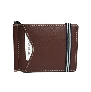 High Quality Leather Low MOQ Slim <b>RFID</b> <b>Blocking</b> Simple Minimalistic Money Clip Smart <b>Wallets</b> Purse Credit Card Cash Holders Men - Product Image 1