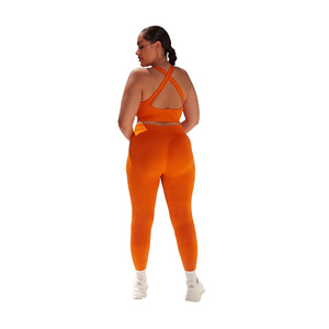 Nuevo Conjunto de Yoga Personalizado para Mujer, Ropa de Yoga y Pilates, Sin Costuras, de Secado Rápido, Transpirable, Talla Grande, Spandex/Poliéster - Product Image 3