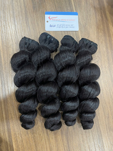 Hot Sale Soft Steam Loose Wave Human Hair Extentions Bundles Full Thick for <b>Salon</b> Wig Making Daily Wear & Beauty Use - Product Image 3