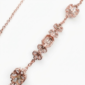 Collar de Diamantes de Lujo Cultivados en Laboratorio, Oro Rosa de 9K, Joyería Nupcial para Mujer - Product Image 5
