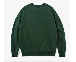 เสื้อสเวตเชิ้ตคอกลมทรงโอเวอร์ไซส์ ยูนิเซ็กส์ ผ้าฝ้ายฟลีซเนื้อนุ่ม สวมใส่สบาย ทรงหลวม สไตล์สตรีทแฟชั่น - Product Image 5