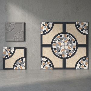 Usine de Foshan sur mesure 400x400mm carreaux de céramique d'extérieur 40x40cm carreaux de stationnement numériques pour voiture moderne salle de bain complète - Product Image 6