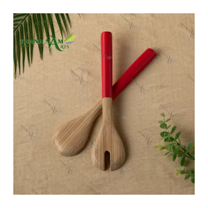Wholesale Eco-Friendly Durable Bamboo Spoon Fork <b>Set</b> Custom Logo Biodegradable Kitchenware Home/Restaurant Use 10ml Capacity - Product Image 1